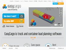 Tablet Screenshot of easycargo3d.com